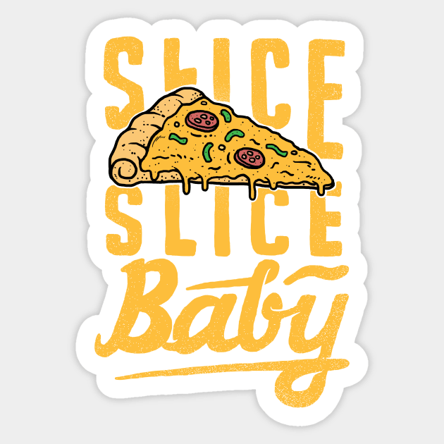 Slice Slice Baby Sticker by dumbshirts